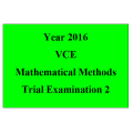 2016 VCE Mathematical Methods Units 3 and 4 Trial Exam 2